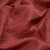 British Coral Raffia-Like Basket Woven Polyester Blend - Detail | Mood Fabrics