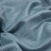 British Powder Blue Raffia-Like Basket Woven Polyester Blend - Detail | Mood Fabrics