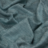 British Sage Herringbone Chenille - Detail | Mood Fabrics