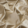 British Cream Luminous Textural Polyester Woven - Detail | Mood Fabrics