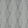 British Silver Jacquard with Striped Leafy Impression | Mood Fabrics