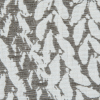 British Linen Jacquard with Striped Leafy Impression - Detail | Mood Fabrics