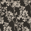 British Ebony Luminous Floral Jacquard | Mood Fabrics