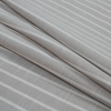 British Dove Pencil Striped Cotton Woven - Folded | Mood Fabrics
