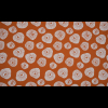 British Orange Floral Printed Cotton Canvas - Full | Mood Fabrics