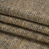 Valemount Earth Striped Upholstery Boucle - Folded | Mood Fabrics