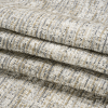 Valemount Stone Striped Upholstery Boucle - Folded | Mood Fabrics