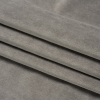 Banton Silver Cotton and Polyester Upholstery Velvet - Folded | Mood Fabrics