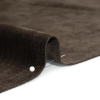 Tonnet Black Walnut Upholstery Chenille with Latex Backing - Detail | Mood Fabrics