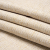 Heath Creme Tweed Upholstery Woven with Latex Backing - Folded | Mood Fabrics