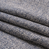 Heath Indigo Tweed Upholstery Woven with Latex Backing - Folded | Mood Fabrics