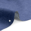 Kirkley Royal Blue Heathered Stain Repellent Brushed Upholstery Woven - Detail | Mood Fabrics