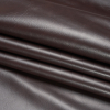 Alida Brown Faux Upholstery Leather with Brushed Fabric Backing - Folded | Mood Fabrics