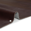 Alida Brown Faux Upholstery Leather with Brushed Fabric Backing - Detail | Mood Fabrics