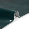 Alida Marine Faux Upholstery Leather with Brushed Fabric Backing - Detail | Mood Fabrics