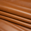 Alida Spice Faux Upholstery Leather with Brushed Fabric Backing - Folded | Mood Fabrics