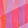 Vivid Pink Abstract Cotton Print - Detail | Mood Fabrics