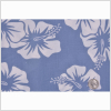 Blue Tropical Flowers Cotton Poplin - Full | Mood Fabrics
