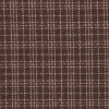 Medium Weight Stretch Cotton Woven w/ Simplistic Brown Plaid Pattern - Detail | Mood Fabrics