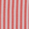 Red Ticking Stripe Cotton Seersucker - Detail | Mood Fabrics