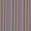 Italian Taupe and Blue Striped Cotton Suiting | Mood Fabrics