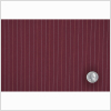 Maroon Pinstriped Stretch Cotton Shirting - Full | Mood Fabrics