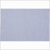 Blue and White Nautical Striped Cotton - Full | Mood Fabrics