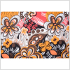 Orange Floral Cotton Batiste - Full | Mood Fabrics