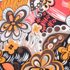 Orange Floral Cotton Batiste | Mood Fabrics