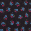 Dark Navy Floral Print | Mood Fabrics