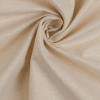Cream/Metallic Gold Hairline Striped Cotton Woven - Detail | Mood Fabrics