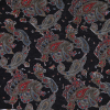 Multicolor French Cotton Jersey Paisley Print | Mood Fabrics