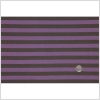 Grape Jam Lavender and Charcoal Gray Bengal Striped Cotton Jersey - Full | Mood Fabrics