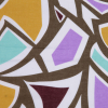 White/Yellow/Blue/Purple Bold Abstract-Print Cotton Batiste | Mood Fabrics
