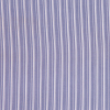 White and Antique Blue Striped Cotton Shirting | Mood Fabrics