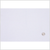 Italian White & Powder Blue Striped Cotton Denim - Full | Mood Fabrics