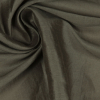 Shiny Olive Solid Linen - Detail | Mood Fabrics