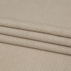 Beige and White Checkered Linen and Cotton Woven - Folded | Mood Fabrics