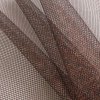 Metallic Brown Razzle Dazzle Netting - Folded | Mood Fabrics
