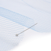 Gianna French Blue Nylon Net Tulle - Detail | Mood Fabrics
