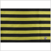 Black/Chartreuse Awning Striped Polyester Taffeta - Full | Mood Fabrics