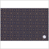 Blue and Gold Geometric Poly Brocade - Full | Mood Fabrics