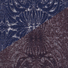 Carolina Herrera Brown/Navy/Gray Brocade - Detail | Mood Fabrics