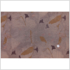 Copper Sheer Floral Linen - Full | Mood Fabrics