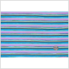 Multicolored Striped Stretch Polyester Jersey - Full | Mood Fabrics