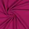 Fuchsia Stretch Polyester-Rayon Jersey - Detail | Mood Fabrics