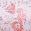 Lavender/Salmon Floral Brocade - Detail | Mood Fabrics