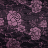 Rose/Black Floral Brocade | Mood Fabrics