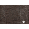 Chocolate Solid Faux Leather/ Vinyl - Full | Mood Fabrics