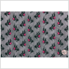 Black/Pink Floral Lace - Full | Mood Fabrics